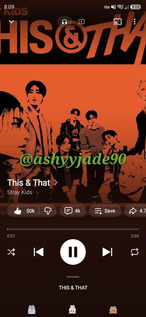 ashyyjade90's tweet photo. Hour 7
YT Music 🔥🔥🔥
#StrayKids #스트레이키즈
#THIS_AND_THAT
#This_and_That_BurningTime https://t.co/g0XMtJLl7i