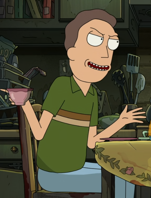 rnm_JSDJS's tweet photo. something we should all learn from jerry rickandmorty is that it never too late to be moeful https://t.co/oSe1gjydhw