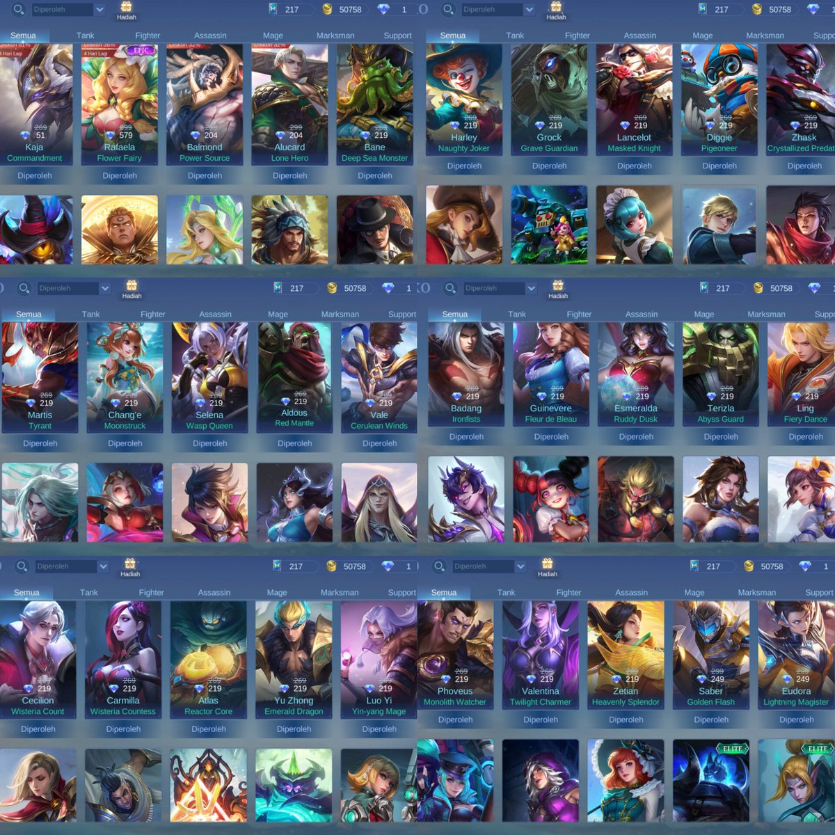 kebethere's tweet photo. Wts akun ml

Fragment sl ada 7K+ (bebas pilih skin anual), leader sq level 7,  sanrio floryn, skin star rame, special summer rame. Monsep -plat (sgmail)
Op? 115K dm #zonauang #zonajajan https://t.co/uCj4zs1j4n