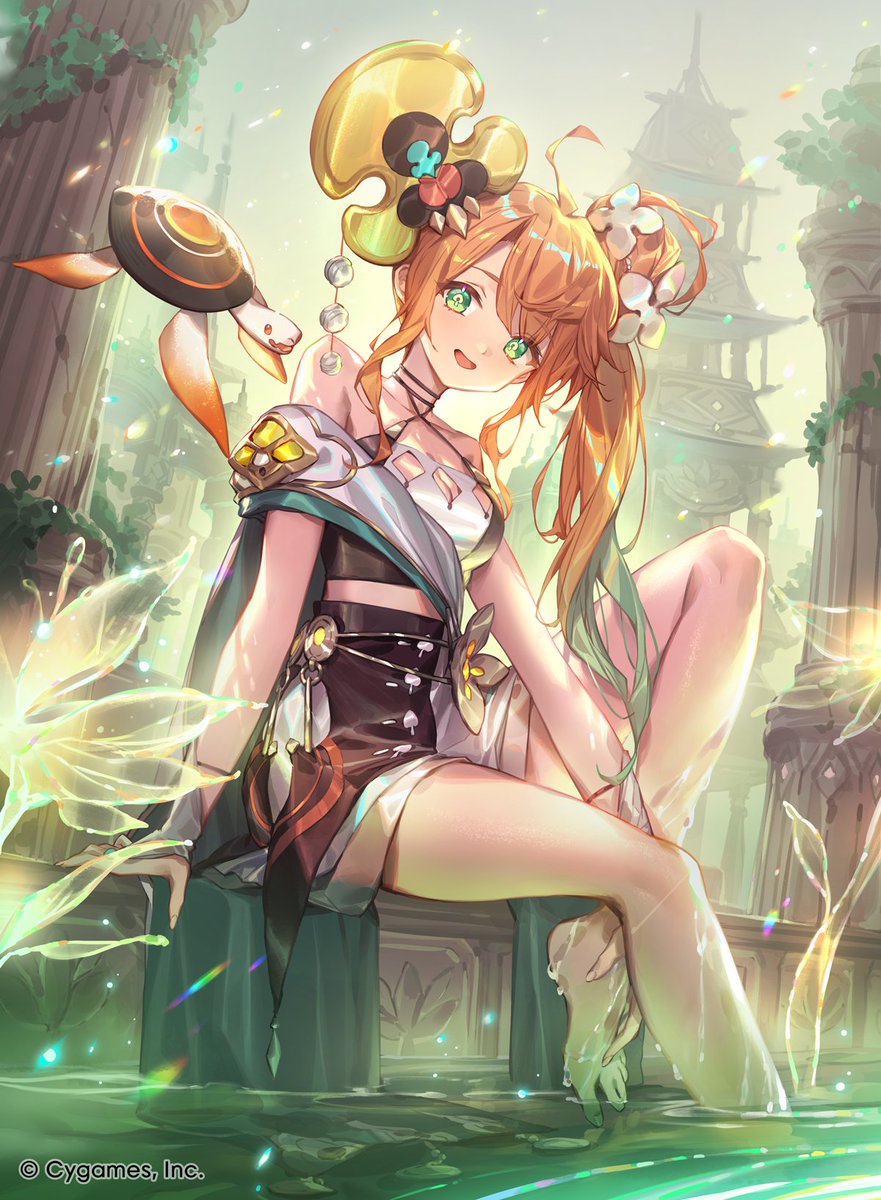 umberwig's tweet photo. Shadowverse EVOLVEにて「安息の継承者・ヒメカ」のURイラストを描かせていただきました！
#エボルヴ https://t.co/p7HjDGNUK2