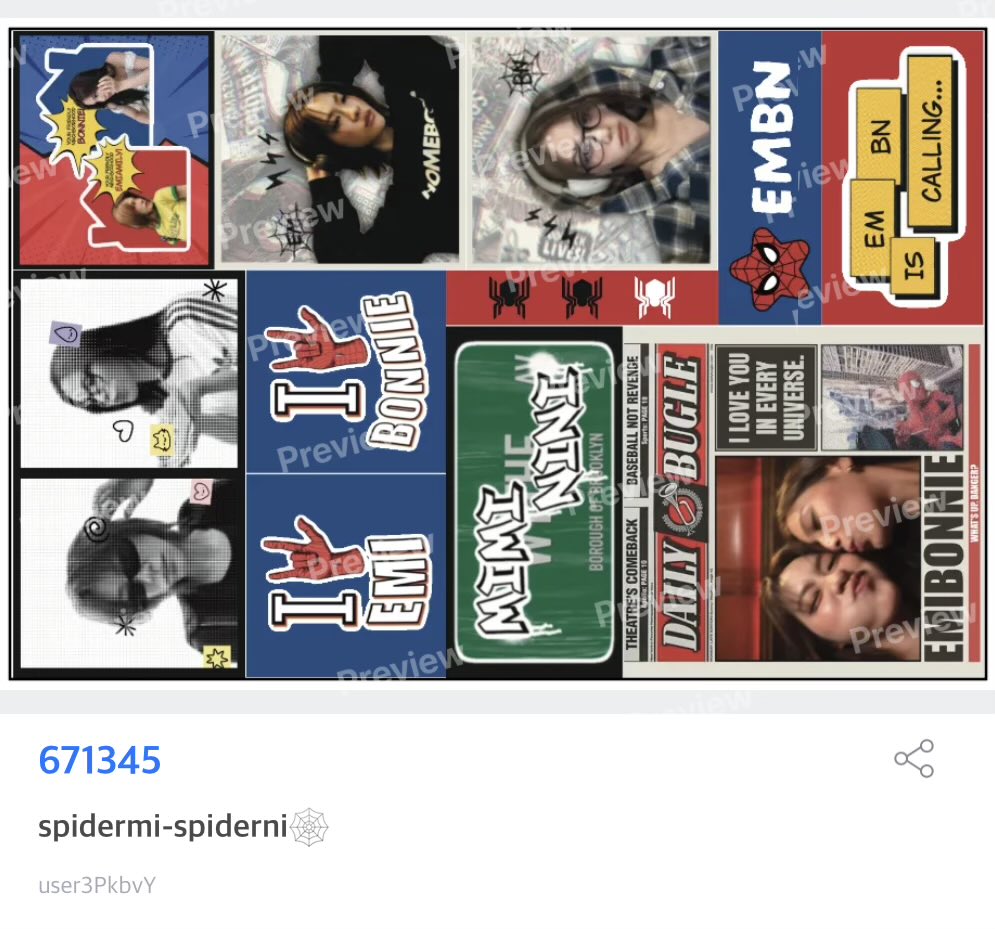jojajaefr's tweet photo. emibonnie sticker🕷.𖥔 ݁
⚡︎ spidermi-spiderni🕸️
⚡︎ polar code @ moshi : 671345
 
ฝากน้องสไปเดอร์ด้วยนะคับ🫶🏻
#emibonnie #emiamily #beonnnie https://t.co/w0ndStWCCm