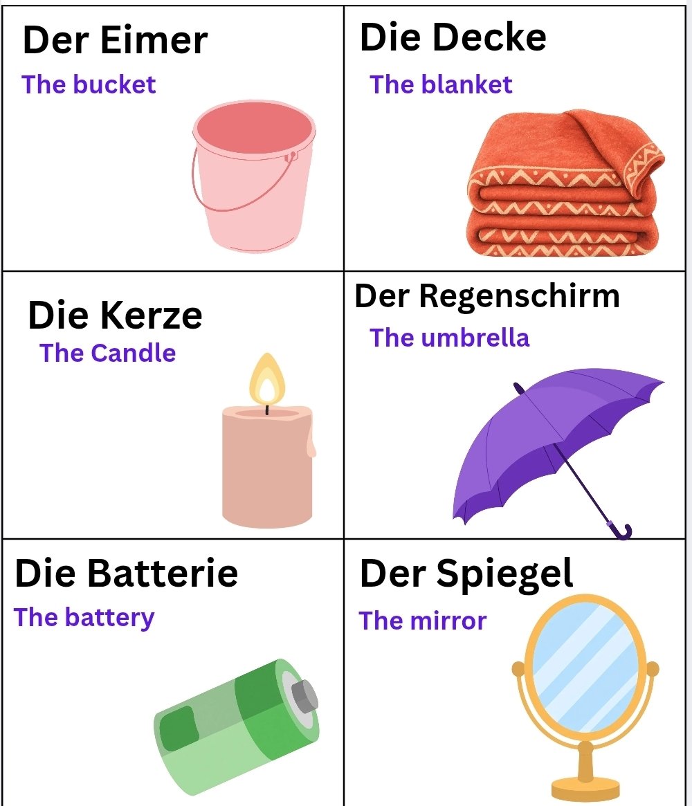 Skylight1568461's tweet photo. Rainy day study session! 🌧️🕯️
Grab die Decke (the blanket), light die Kerze (the candle), and let's practice some German vocabulary!
Save this post for your daily study routine! 📌
#GermanLanguage #DailyGerman #LanguageLearning #GermanVocabulary https://t.co/VnhOl3LkEi