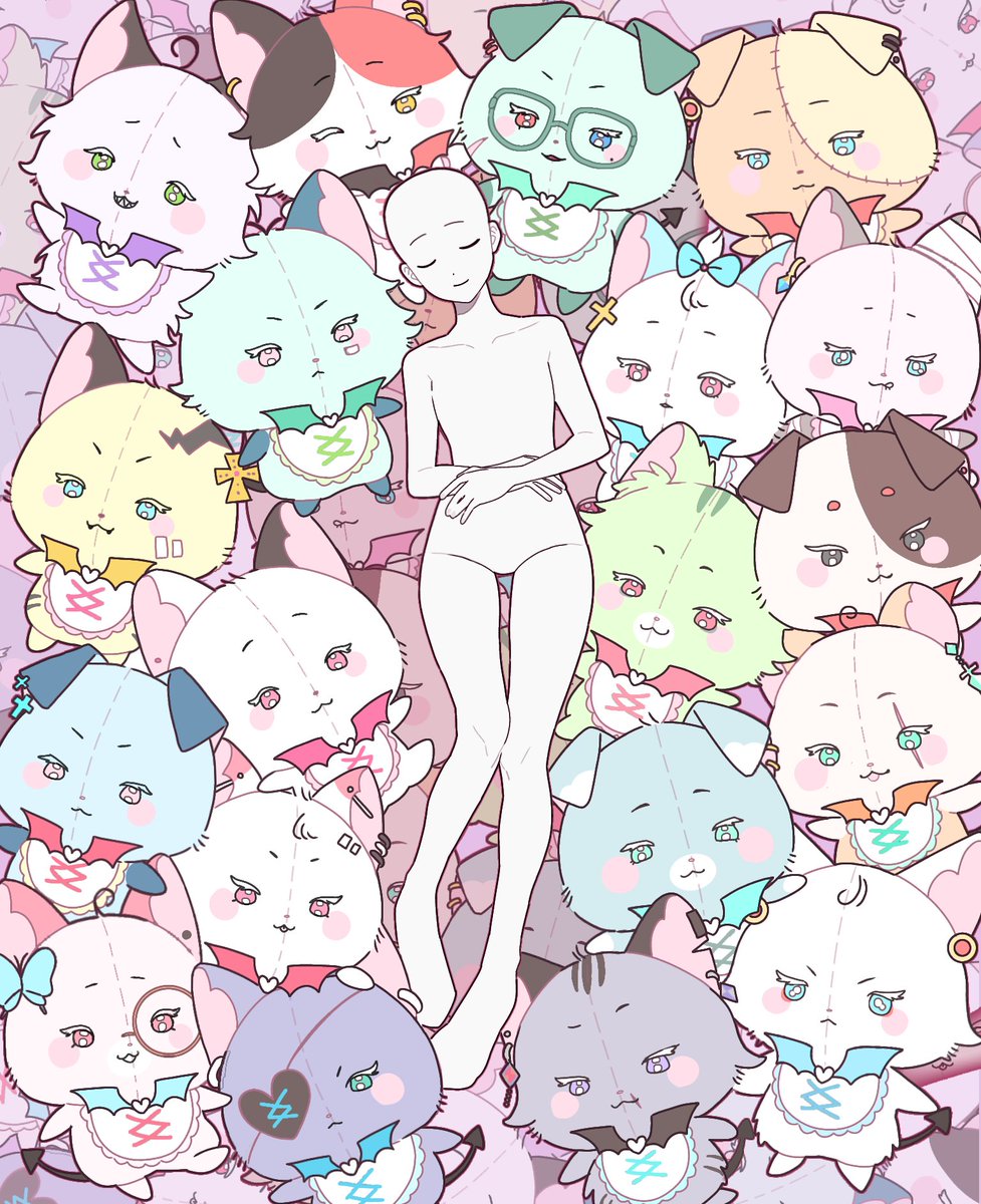 i_nusuki_'s tweet photo. 囲まれて寝たい https://t.co/S9aUrYzBj4