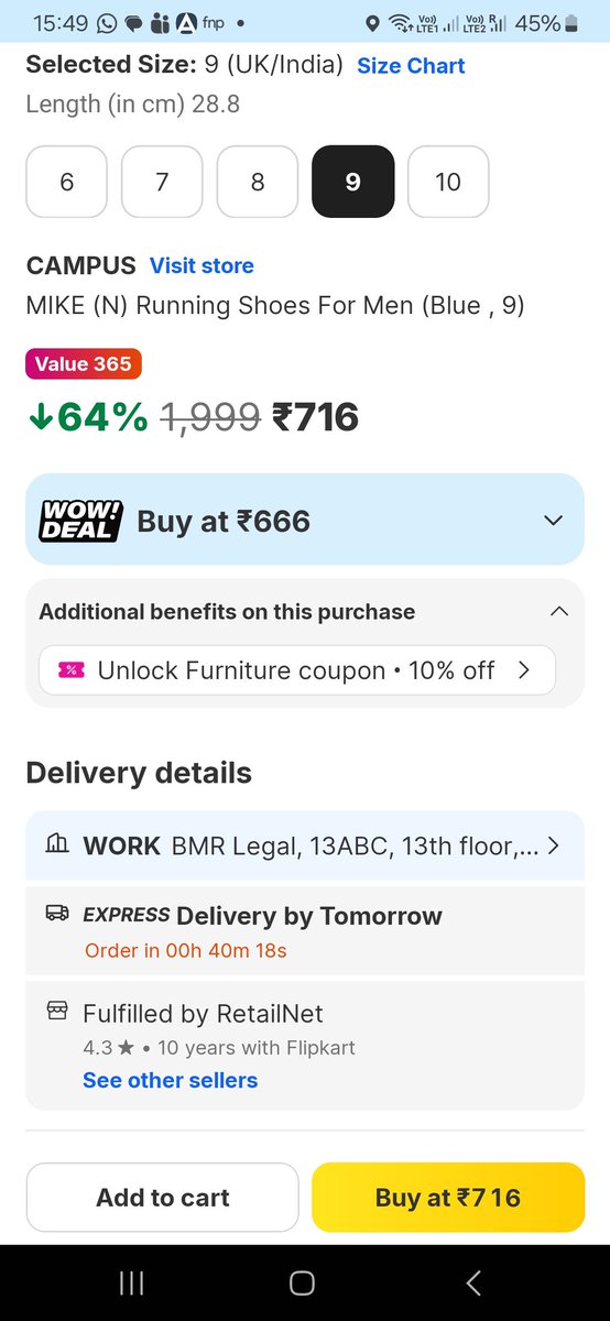 sid19agrawal's tweet photo. @Flipkart @flipkartsupport 
Biggest bunch of idiots/crooks. I ordered a shoe and it took 1 day to deliver. Since there was a size issue so requested to exchange, from last 5 days it is getting schedule and currentky with no fix time for pickup/replacemnent https://t.co/UC7QQ0QAdI