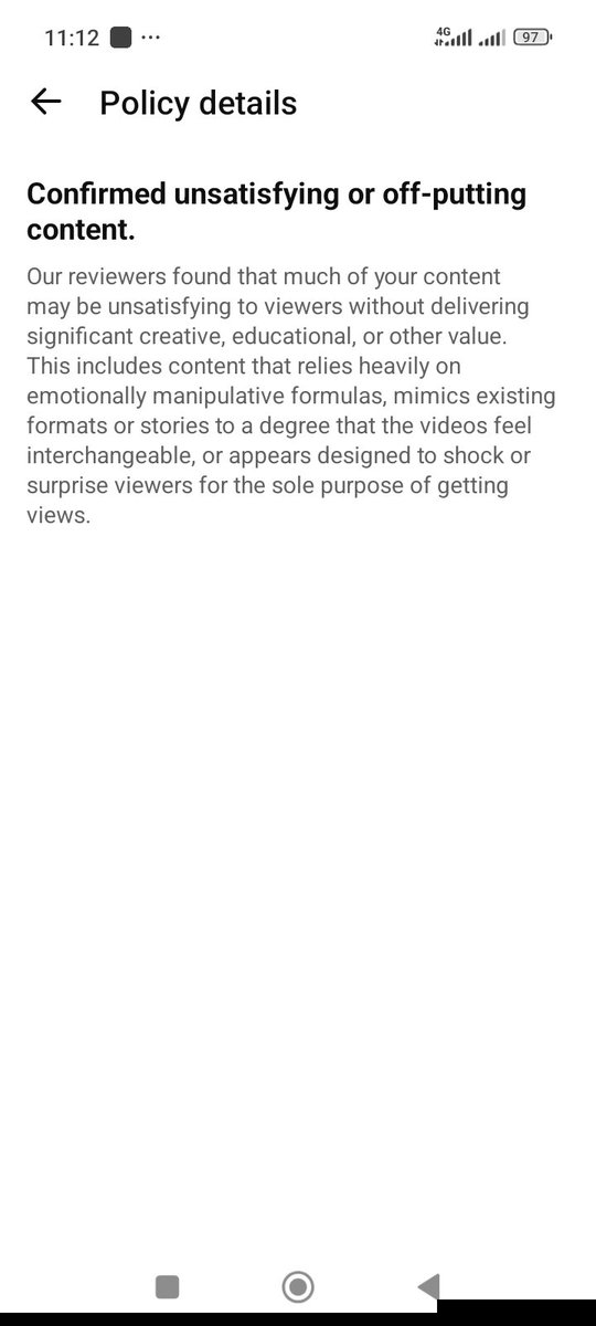 Rosemar83171493's tweet photo. @TeamYouTube Please escalate my channel for a manual human review. It was flagged for "unsatisfying content," but my videos are original, human-written dialogue drama movies manually edited scene-by-scene.
Channel: [https://t.co/VpawIgn7KA] https://t.co/uYhpCuCx53