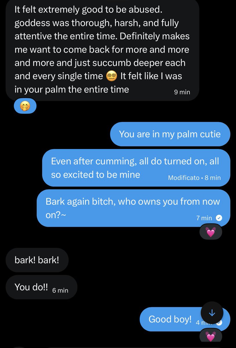 Puppeteer_rp's tweet photo. Thanking me so profusely and cutely made me tingle🫦

I love when such adorable reviews are given, because draining them good and leaving them lighter and happier is a great feeling for goth mommy 💋

Maybe u’ll experience too why they got so  addicted~

#findom #femdom #catfish https://t.co/WAypFNGGD6