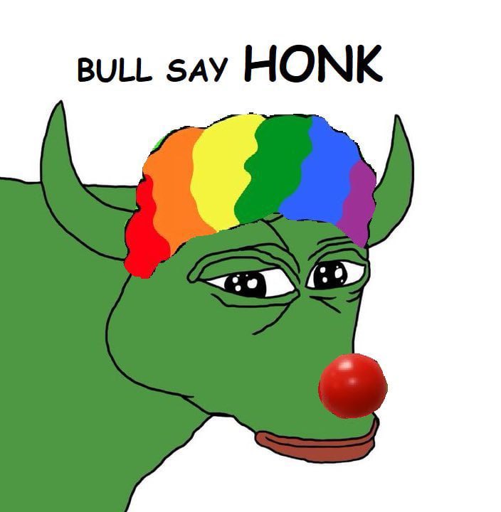 HonklerX's tweet photo. @crypto_crores Horns up, red nose on 🔴 

$HONK is taking over the chain https://t.co/spRhHRzuf1