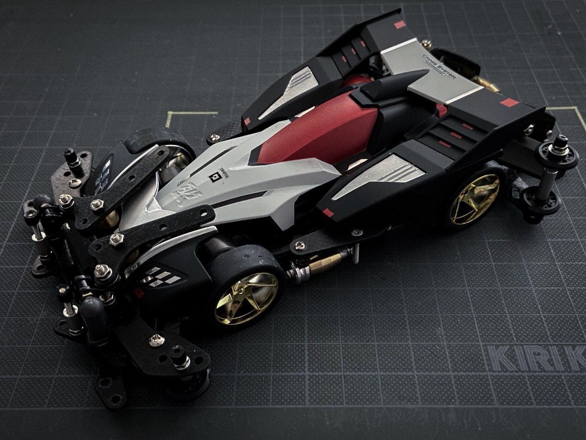 tkfm_hobby's tweet photo. ハリケーンソニック専用カスタム
【コンセプト】
・ボディデザインに合わせる
・スイング式マスダンパーを搭載する
#ハリケーンソニック #ミニ四駆 https://t.co/Z5YnycVExH