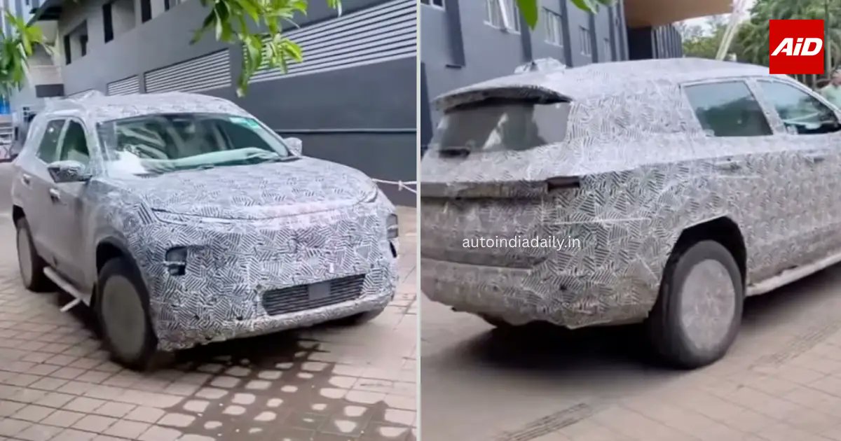 AutoIndiaDaily's tweet photo. Tata Safari EV Spied: Triple Screen Dashboard, 75 kWh Battery &amp; AWD Expected

Details: https://t.co/SqXUTUWY9q

#TataSafariEV #TataSafariEVSpied #TataMotors #ElectricSUV #CarNews #AutoIndiaDaily https://t.co/wJzQftsqNR