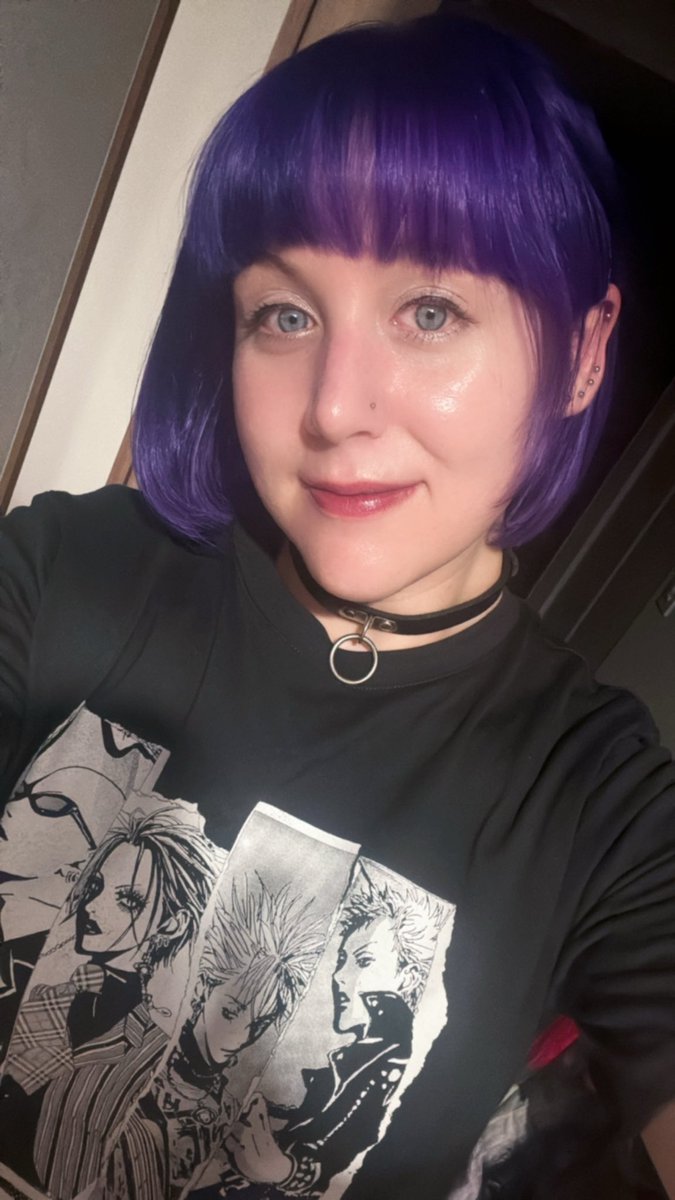 pocchari_chey's tweet photo. We are BACK! 💜　I feel like Shampoo and Akane had a baby. https://t.co/IPpfBMOiFd