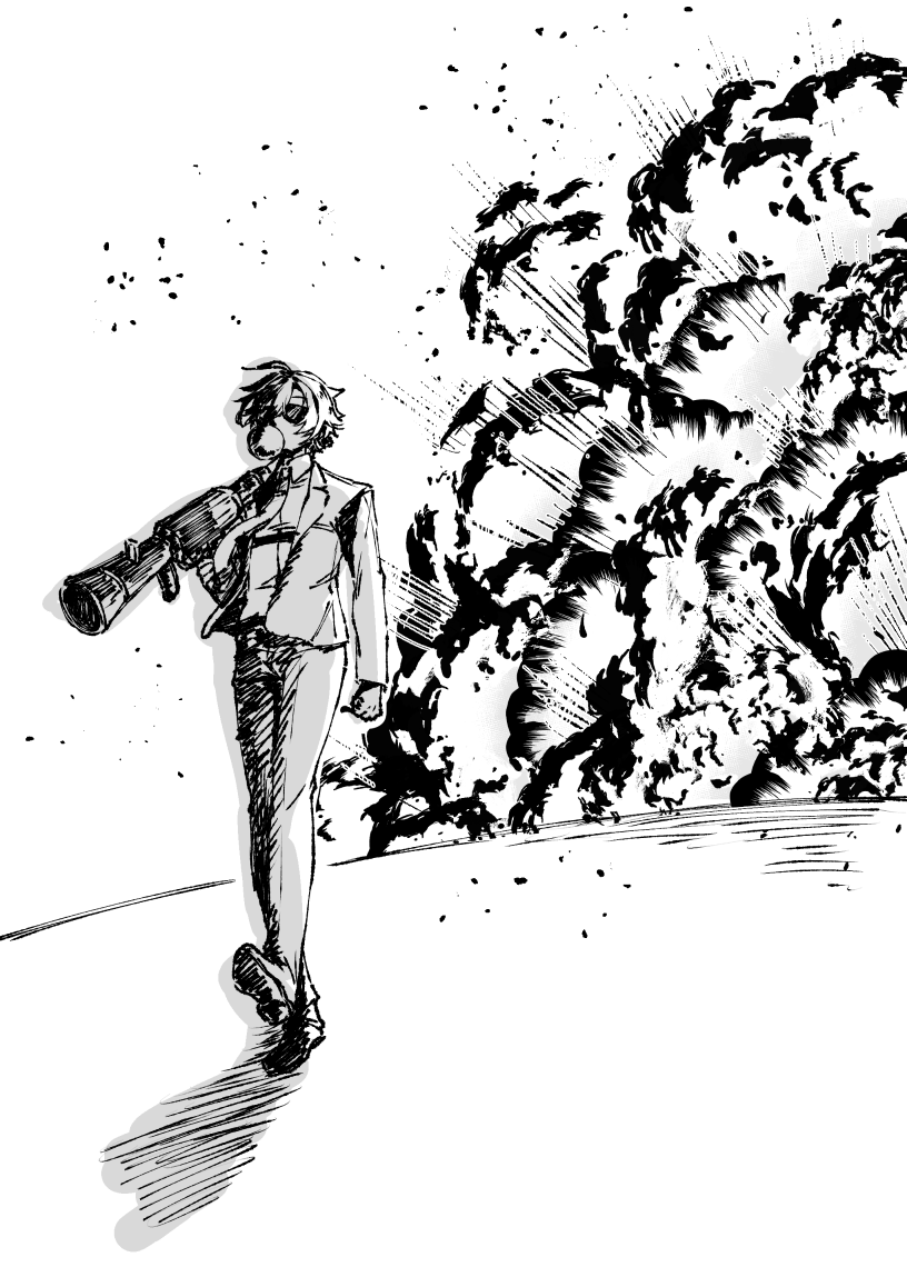 mobuyaryo2nd's tweet photo. 🔷と爆発が描きたかったんだ https://t.co/1nBr1UHgXX