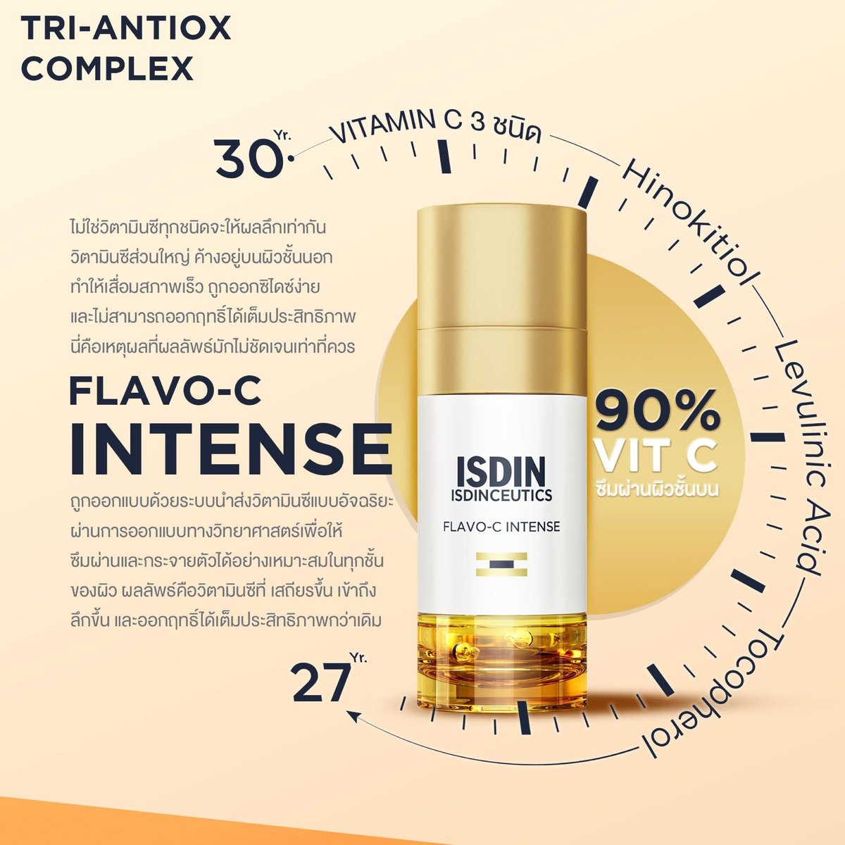 Lilies_Bam's tweet photo. ISDIN ISDINCEUTICS FLAVO-C INTENSE 15% Vitamin C ออกฤทธิ์ 48 ชม.ผิวกระจ่างใสขึ้นกว่าเดิม 53%
🧡https://t.co/OkV10HCQsH
💙https://t.co/oWKDihgDks https://t.co/UZ5kaM23v1