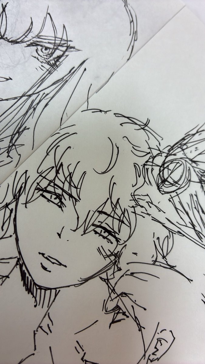 yomogi0136's tweet photo. お客さんキャンセルになったし落書きして次の予約を待つ https://t.co/mFsrVkw5RN