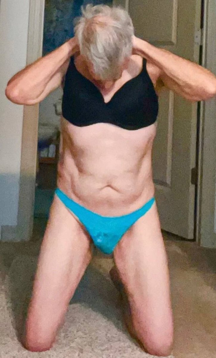 Poisonous__Rose's tweet photo. Old loser sissy Ruby trying so hard to impress me 😈 Wearing his wife’s bra and panties, looking completely useless and pathetic.
No dignity left. Just a failed attempt to please.
Who’s next to steal their wife’s lingerie?
#SissyRuby #WifePanties #Exposed #Findom https://t.co/pVd8opKhLi
