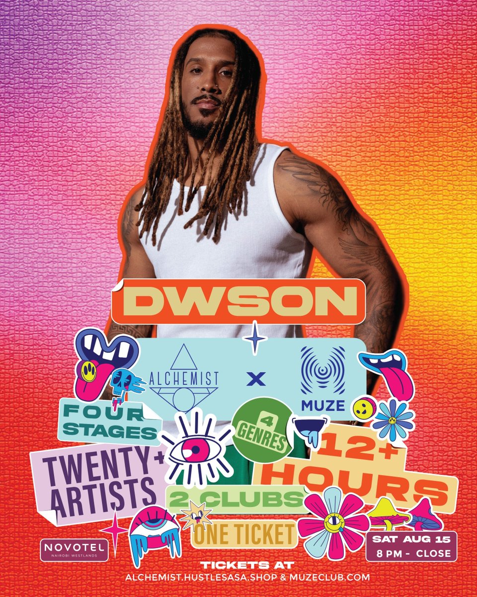 muzeclub's tweet photo. Alchemist x MUZE

DWSON

Sat, 15th Aug

20+ artists 
12+ hours
4 genres
4 Stages 
2 clubs
1 ticket

tickets: https://t.co/MbOuwMbDwL https://t.co/YB4ftvunvm