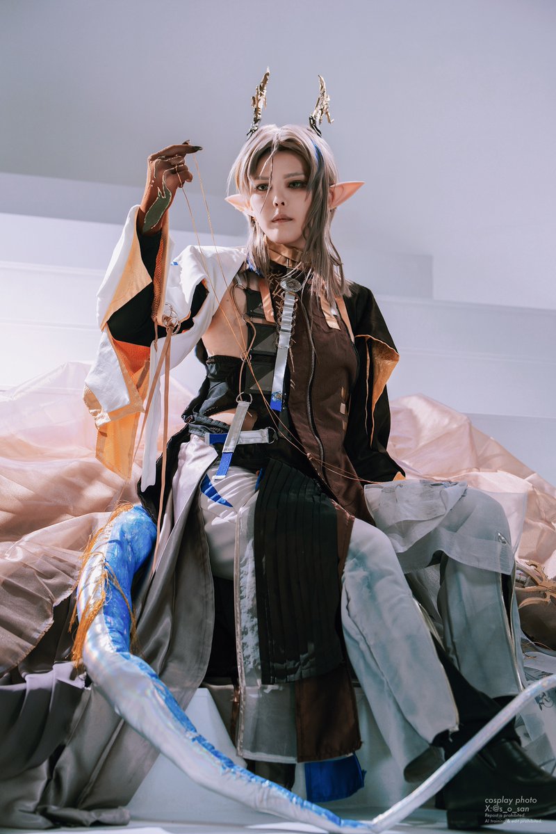 s_o_san's tweet photo. #cosplay 
arknights

📷 @Xencounter88 
 #260801俺の考えた歳強あわせ https://t.co/FVPR7AK5S1