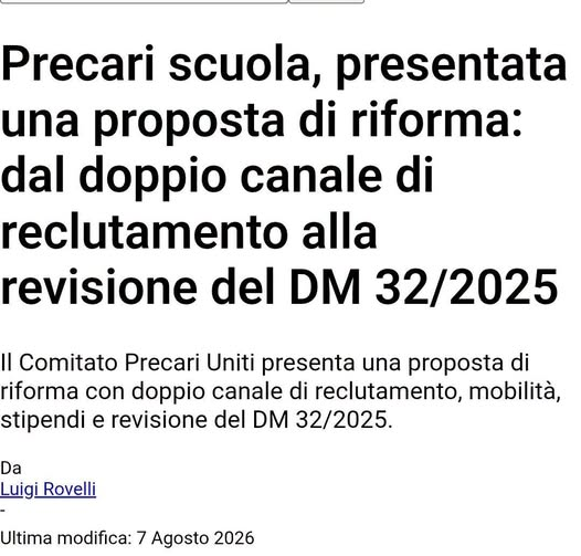 ComitatoPrecari's tweet photo. @Galt_media @franborgonovo Saremmo lieti se volesse parlare anche di scuola, con particolare riferimento alle criticità del sistema di reclutamento e della mobilità dei docenti https://t.co/BAFip429QH