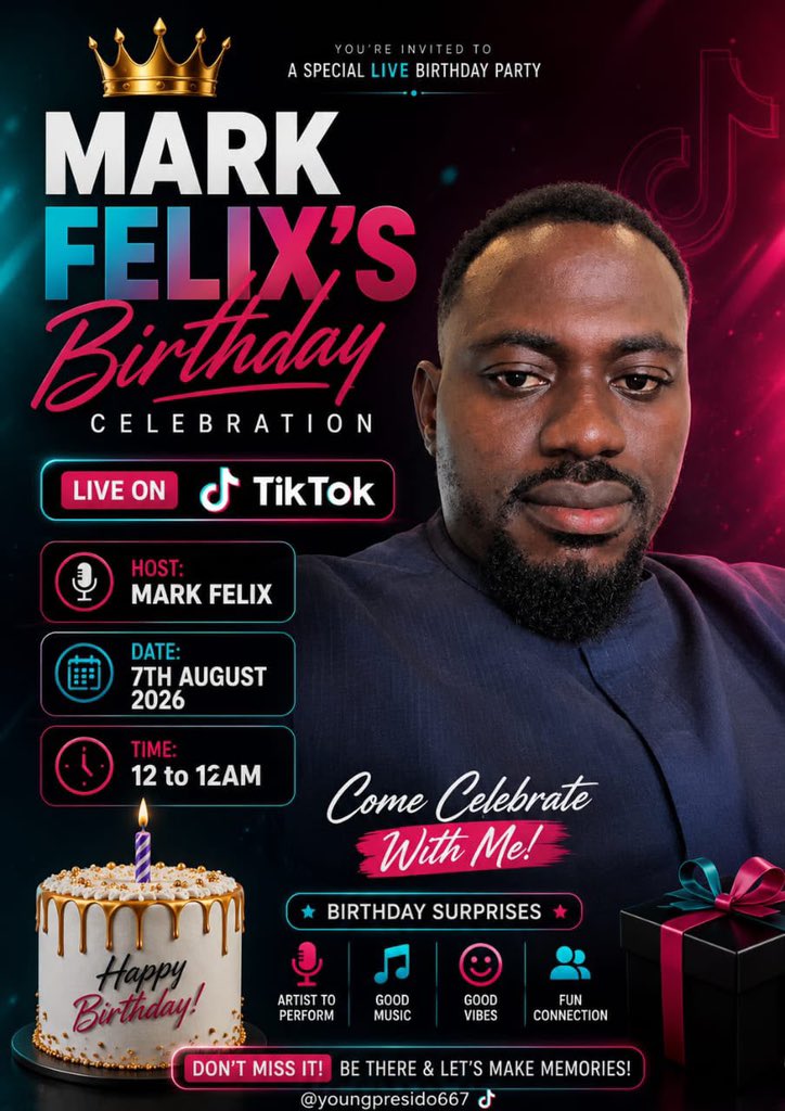 MarkzzOk's tweet photo. Gm. Today’s my Birthday. Join me to celebrate. 🍾 
Can I get a birthday wish from you? https://t.co/6IPlhr7Dz3