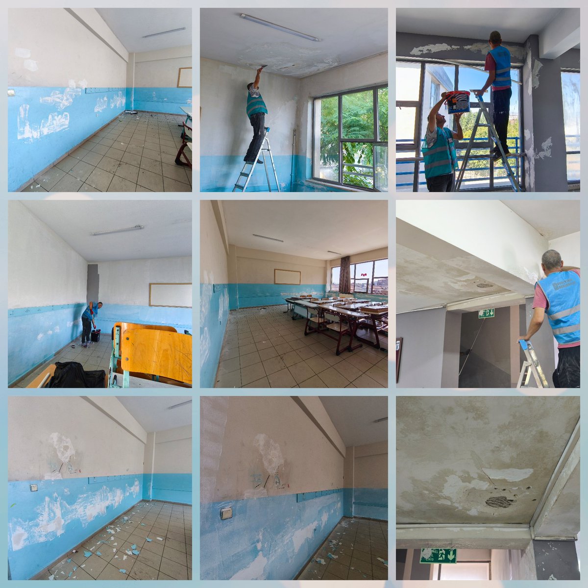 BursaDSM's tweet photo. EMİR BUHARİ ORTAOKULU YENİ EĞİTİM DÖNEMİNE HAZIRLANIYOR
Bursa Denetimli Serbestlik Müdürlüğü tarafından kamu yararına çalışma yükümlülüğü kapsamında yürütülen okul bakım ve onarım çalışmaları devam ediyor.
@ctekurumsal 
@dsdb_yasinaydin 
@CihatCanak https://t.co/VwUsJU1ot2