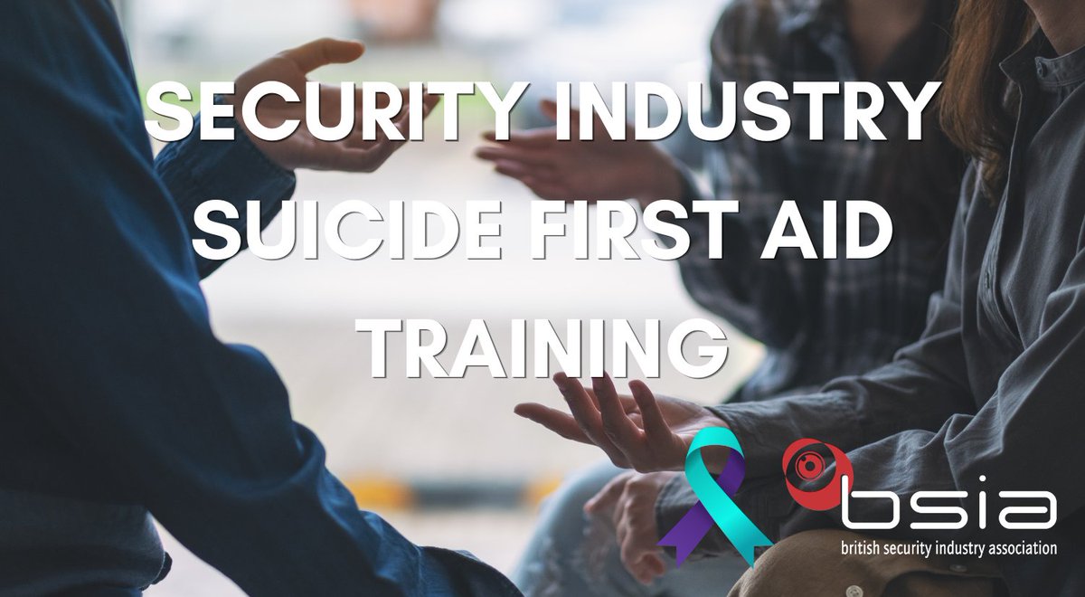 thebsia's tweet photo. The BSIA is proud to launch Suicide First Aid training in conjunction with BS30480 providing organisations with practical guidance on support for people affected by suicide. For more information, take a look at our press release: https://t.co/6JYwcG0g8B https://t.co/3MPOfsmkp8