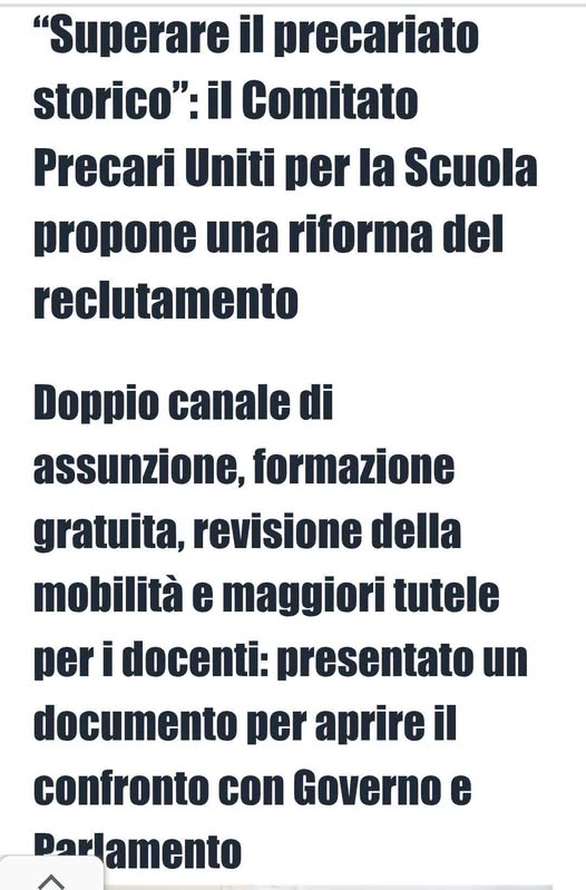 ComitatoPrecari's tweet photo. @Galt_media @franborgonovo @giucruciani Saremmo lieti se voleste parlare anche di scuola, con particolare riferimento alle criticità del sistema di reclutamento e della mobilità dei docenti https://t.co/OIQElrPT4H