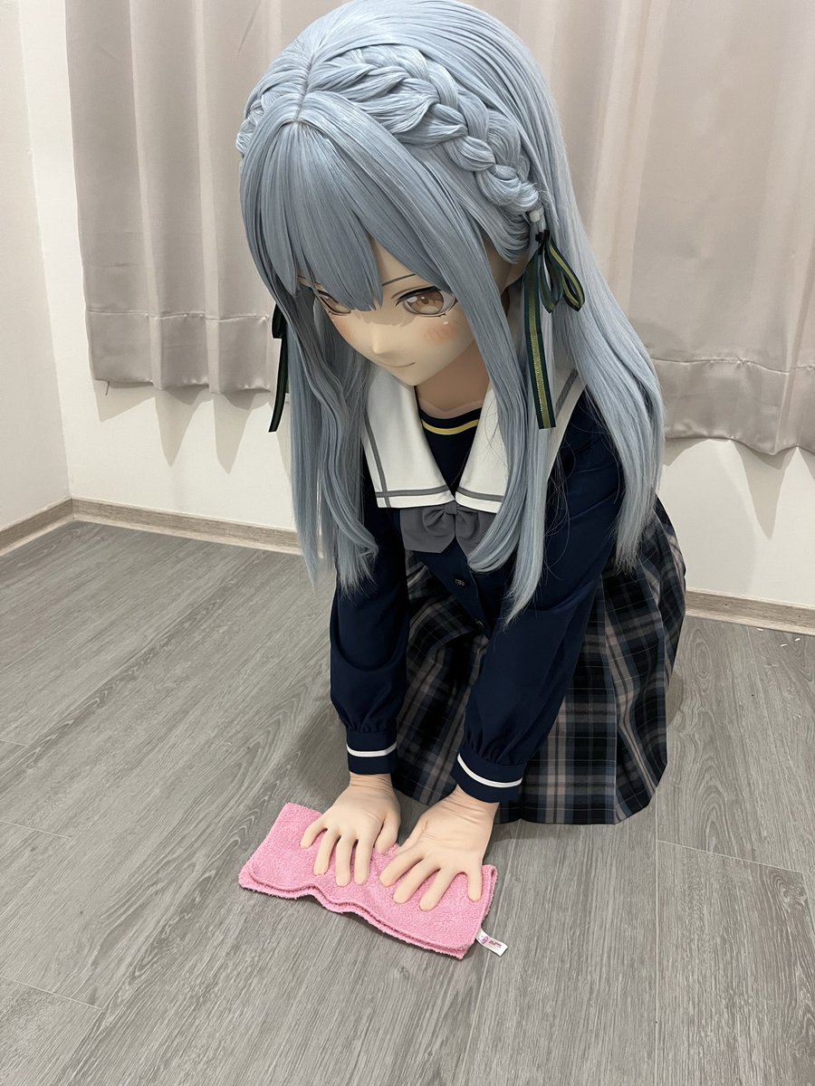raykao_kig's tweet photo. 大小姐小祥➡️家事小祥😭

🎭: @evelyn12721 

#kigurumi #着ぐるみ https://t.co/nZNkLNL5lG