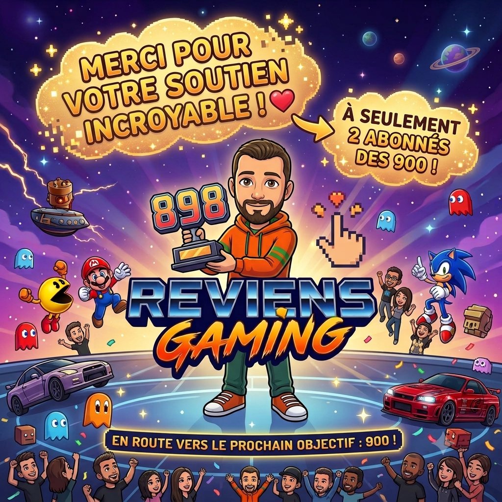 ReviensG's tweet photo. Plus que 2 abonnés et nous serons enfin 900 sur la chaîne ! 🥳🎉
Si on m'avait dit ça quand j'ai lancé YouTube, je ne l'aurais jamais cru. Un immense MERCI à tous pour votre soutien, en espérant que l'aventure continue de plus belle !
#YouTubeGaming #GamingFR #CommunauteGaming https://t.co/YdvZ9fQdqm