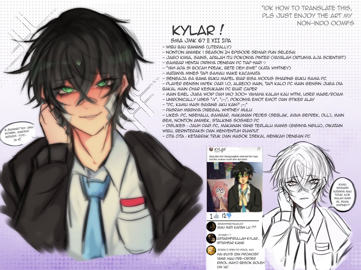 selfimaginry's tweet photo. all 🇮🇩 male school Li's design + hcs in one post!! #DoL #doltwt #degreesoflewdity https://t.co/VgRMyeYWj4
