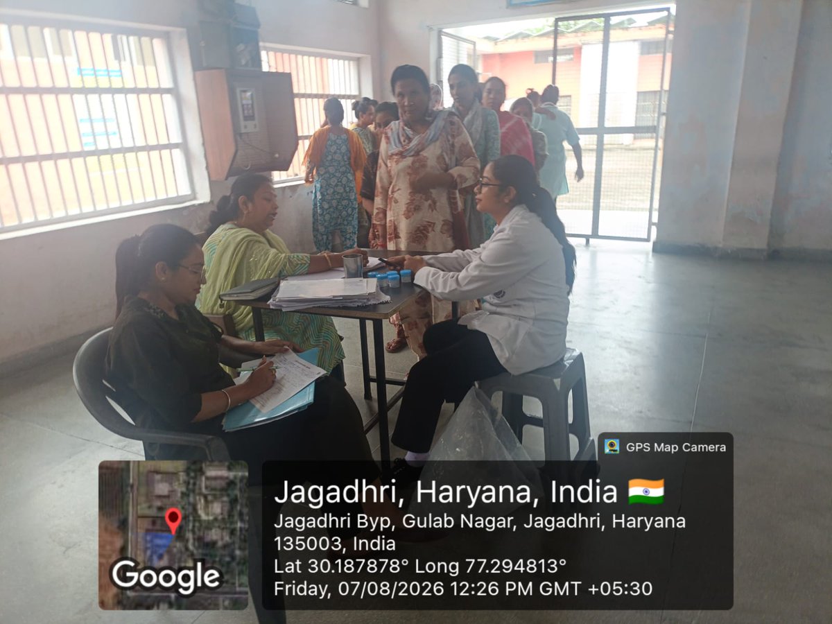 ntepynr's tweet photo. 07-08-2026 Ayushman Arogya Shivir Coverage
100 Days TB Mukt Bharat Abhiyan, District Yamunanagar (Haryana).
#TBMuktBharat #100daystbmuktbharatabhiyaa #EndTB #HealthForAll https://t.co/e1AC7DmBED
