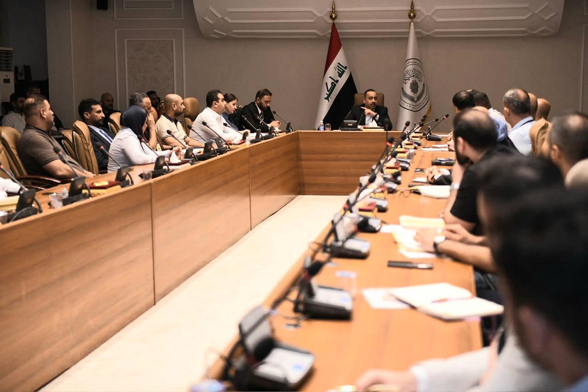 MofIraq's tweet photo. تأكيداً لجهود الإصلاح المؤسسي، ترأس وكيل وزارة المالية د. علي كريم حسين اجتماع فريق التحول الرقمي لمتابعة أتمتة المالية العامة، ومناقشة أولويات مشاريع (IFMIS) وحساب الخزينة الموحد (TSA) وأتمتة الضرائب والجمارك لتعزيز الشفافية والكفاءة.
https://t.co/6R0b6SRDAa https://t.co/h0ygmvzBNn