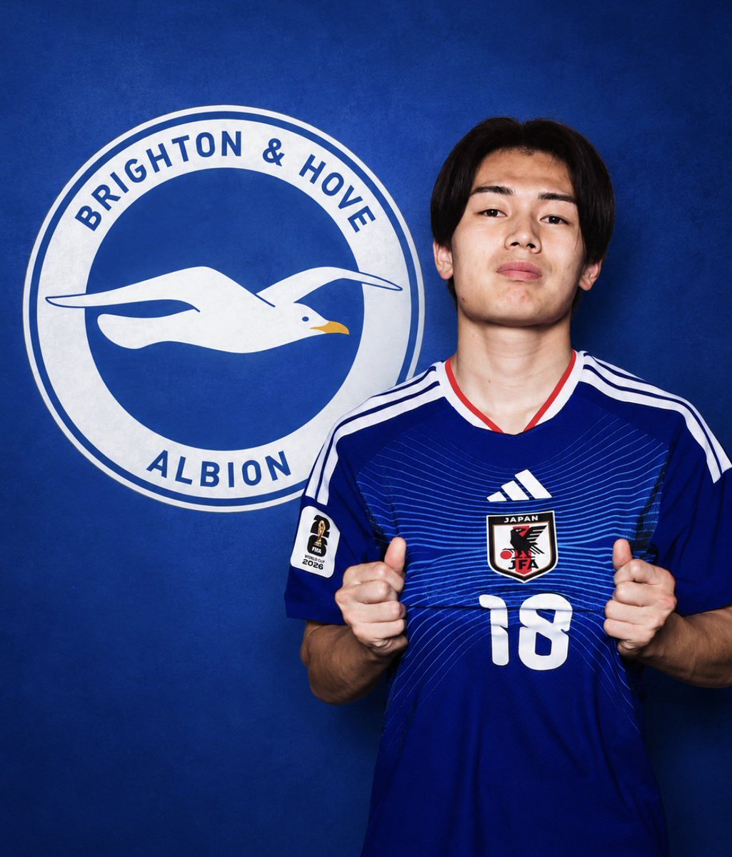Lfc_teeplus's tweet photo. 🚨🇯🇵 Brighton are making a move for Ayase Ueda!

The Seagulls are reportedly pushing to strengthen their attack with the Feyenoord striker. If the deal happens, Ueda and Kaoru Mitoma could form an exciting Japanese duo at Brighton! 🤝🔥 https://t.co/2NnEUB5RI7