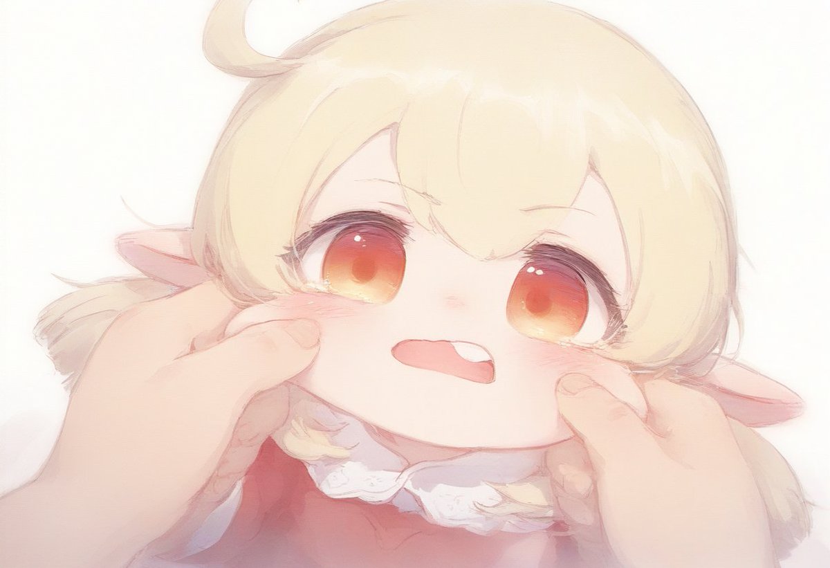 OMGqmq's tweet photo. 捏捏~ | OMGqmq #pixiv https://t.co/qOjW7vGa1m https://t.co/My2I4soUIS