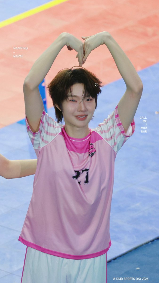 callmemornorrr's tweet photo. ขอบคุณ u ที่ยิ้มหวานให้ i ได้ see เสมอออ
       i ♡ บิบี๋ mak mak kub ! 🤟🏻🐰🩷

⋆｡‧˚ʚ #Nampingster : @nampingnapat ɞ˚‧｡⋆ 
———   #DMDSportsDay2026 https://t.co/3GGqSINeVo