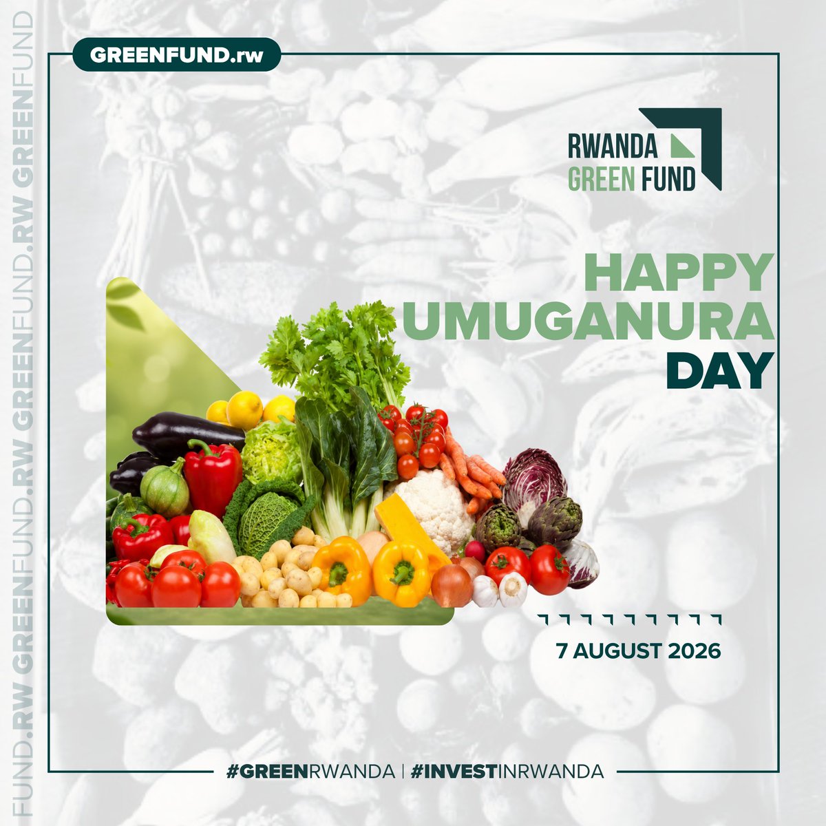 GreenFundRw's tweet photo. Today, we celebrate Umuganura a time to give thanks for the harvest, honour the hands that feed our nation, and reflect on our shared responsibility to protect the land that sustains us.

Happy Umuganura! 🌾🇷🇼

#GreenRwanda🇷🇼🌿 #InvestInRwanda https://t.co/LWlukZTGxb