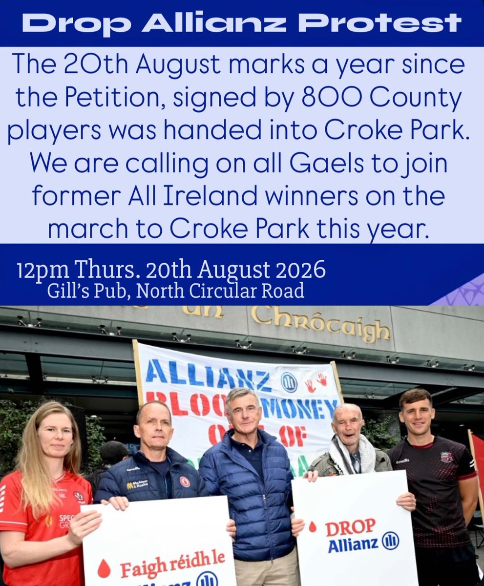 GaelsAgainstGen's tweet photo. Great to see @KNEECAPCEOL supporting our campaign at @FeileBelfast last night to get the #GAA to #DropAllianz. Join us on 20th August as we head to #CrokePark to demand the Association's hierarchy cuts all ties with Genocide enablers. https://t.co/VJv5B4HVMO