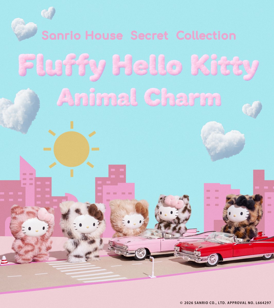 USAGIONLINE's tweet photo. sanrio house
フラッフィーハローキティ
アニマルチャーム🍪🤎.⋆

大人気のぬいぐるみチャームが、ふわふわのアニマルデザインになって新登場 .ᐟ.ᐟ

バッグにつけるだけで気分が上がる、可愛すぎるアニマル柄はチェック必須です…🥹☁️

🗓8/20 THU 12:00~ 販売開始ᝰ✍🏻.⋆
▶▶ https://t.co/CftLnXdIMD