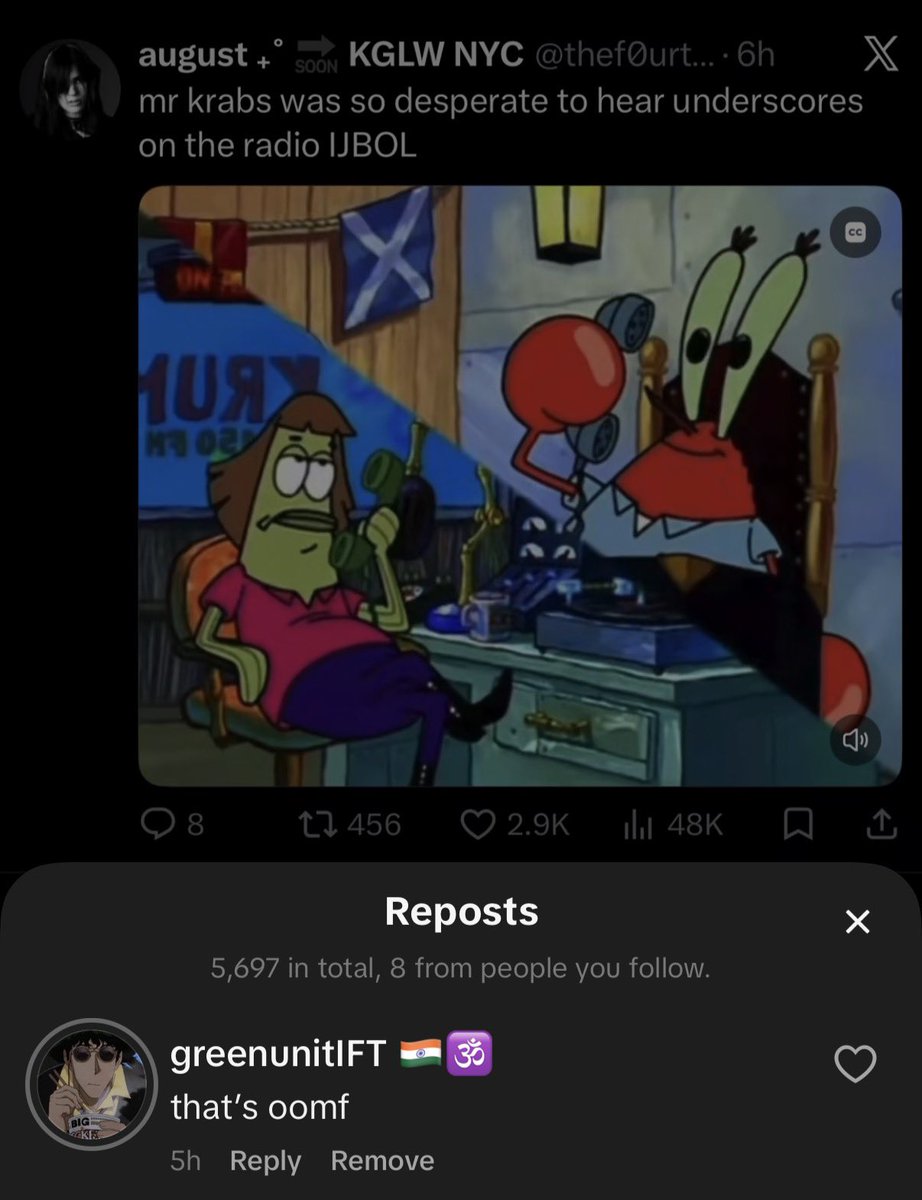 greenunitIFT's tweet photo. @thef0urthcolour you made it lmao https://t.co/HA4Ua4oHfW