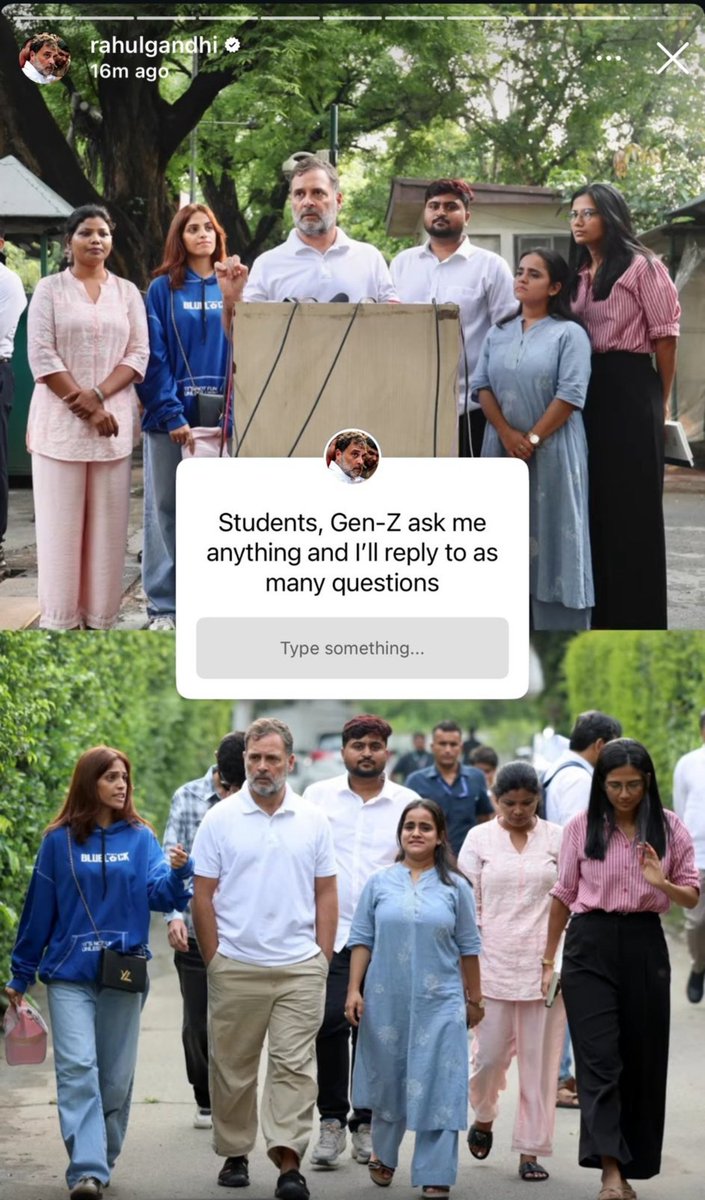 rgian8's tweet photo. Ask Me Anything ft. @RahulGandhi
#AskRG #RGtwt
๐งต Thread https://t.co/s3IwEFfYnL
