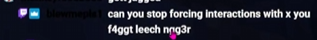 demoisellesduh's tweet photo. @xQc this is EXACTLY why ssychho and her mods don't fuck with your chatters https://t.co/c5NWuSyk5q