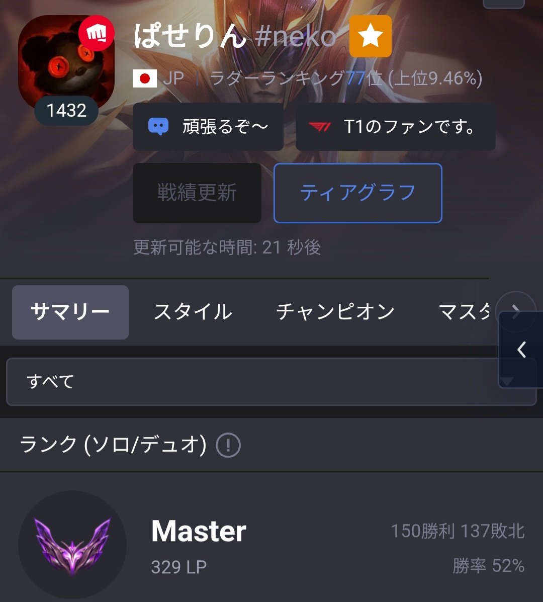 jayce_paserinn's tweet photo. バグって77位！笑笑 https://t.co/itQ2HvQZQg