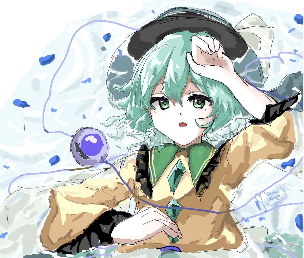 LineSnowdrop's tweet photo. 絵チャ
 #古明地こいし https://t.co/5N9QraaB2i