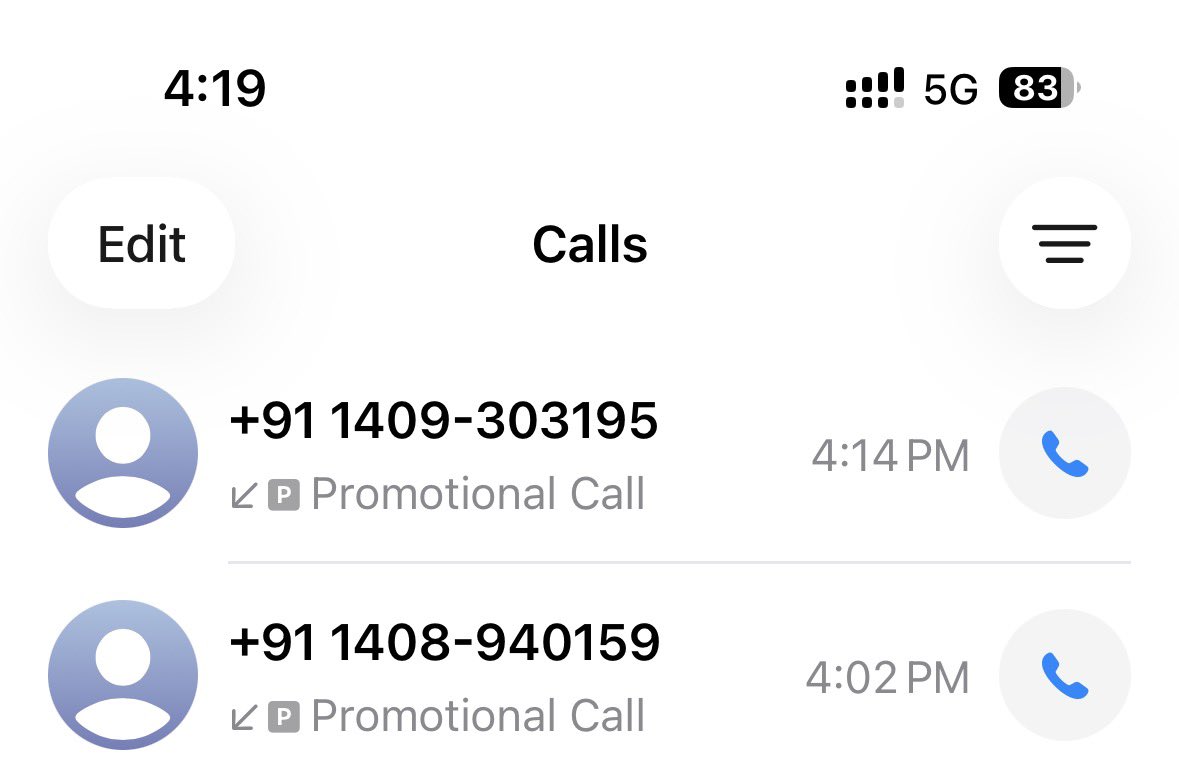 tweet2manish_'s tweet photo. Dear @PaisaBazaar_in 
Neither I need a loan, nor I am interested in any kind of credit card.
Why you people are calling me continuously from last 1 year, 3 to 4 times a day??

Jeene do bhai 🙏🏻🙏🏻 https://t.co/c6p6I56RX6