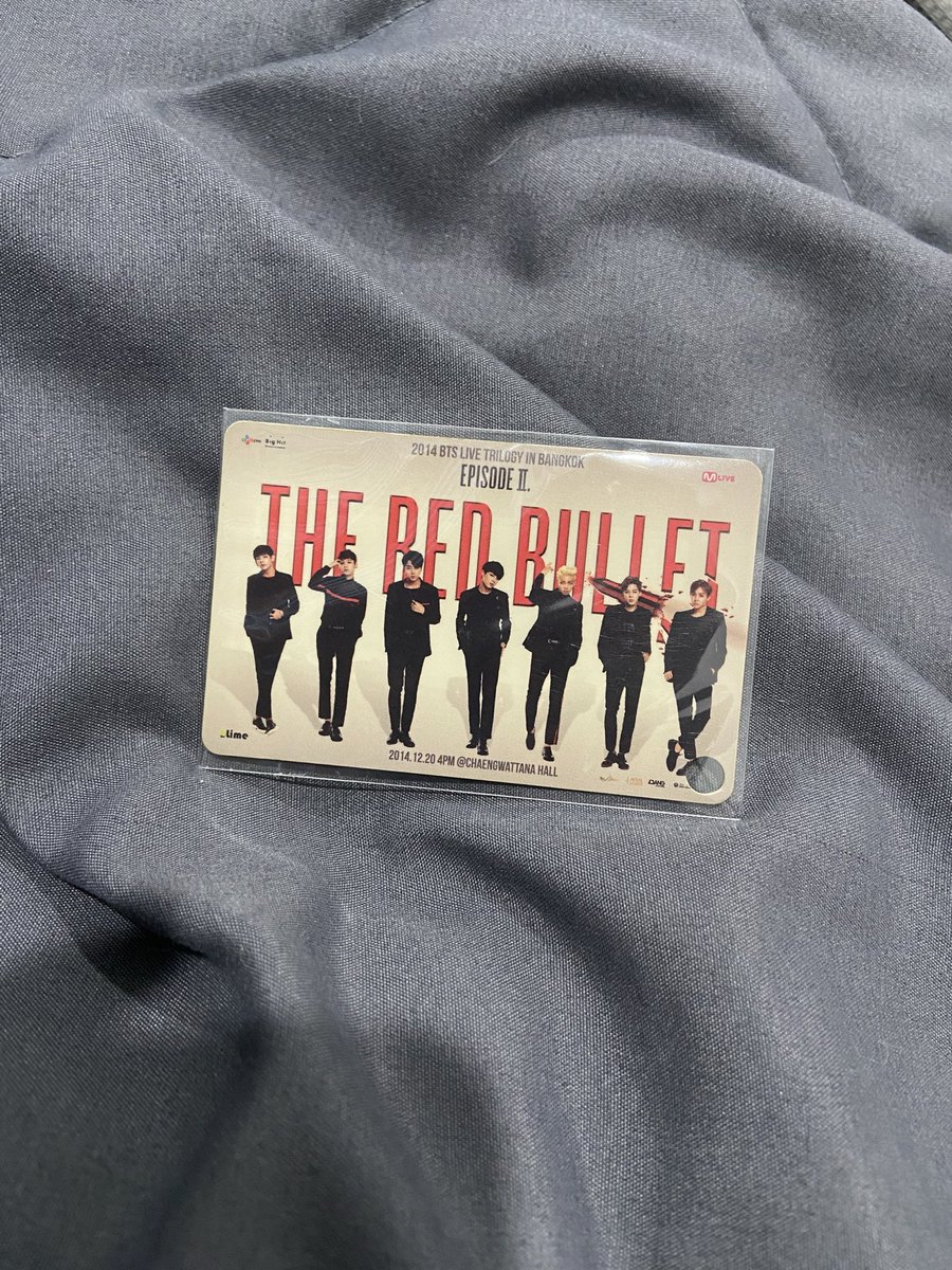 dhiagm's tweet photo. บัตรคอนเสิร์ต  BTS The red bullet 2014

📮ราคา 550฿ รวมส่ง (ไม่รับผ่อน)

น้องหลุดผ่อนค่ะ ใครอยากสะสม สนใจสอบถามขอดูรูปเพิ่มเติมได้เลยนะคะ #ตลาดนัดบังทัน #ตลาดนัดรถไฟบังทัน ตามหา บัตรคอนบังทัน https://t.co/dtnNFyrBe5