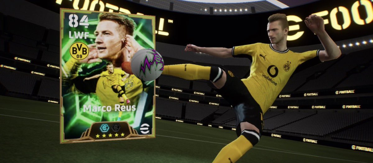 dummyrunner9's tweet photo. Many of you might not like this take but I feel like Reus would be one of the best cards from this selection contract  &amp; you don’t wanna miss it 🔥🎁 #efootball #konami #pes #efootball2026 https://t.co/AVkJXHvVvO