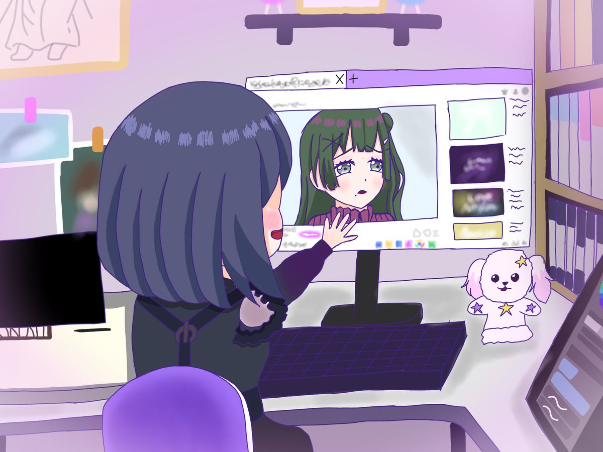 Hasshi_753315's tweet photo. 💘
#かくみやこ　#アニメゆめみた　#bandoriart https://t.co/ytLxTcxeZ4