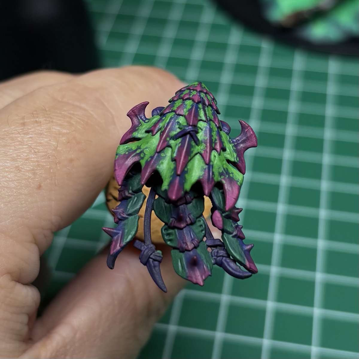 VileCamm's tweet photo. Gettin there 

#warhammer #warhammer40k #warhammercommunity #paintingwarhammer #wh40k #leaguesofvotann https://t.co/Tq7RL1B7IO