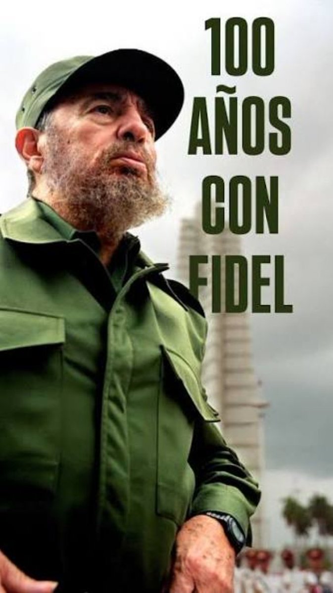 amandaleja7's tweet photo. "El centenario de Fidel Castro invita a recordar una figura que influyó de manera decisiva en la historia contemporánea de Cuba."
#FidelPorSiempre 
#100AñosConFidel 
#Fidel https://t.co/6e4r3rHzVc