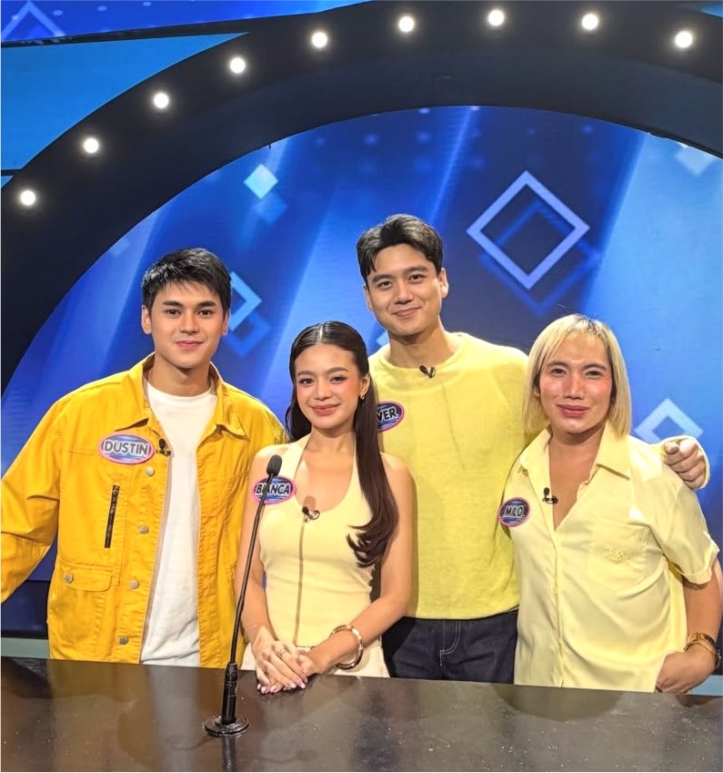 sunkissedbia's tweet photo. the cutest, supportive db team with yellow colour 💛 https://t.co/gKn4h2dP7T