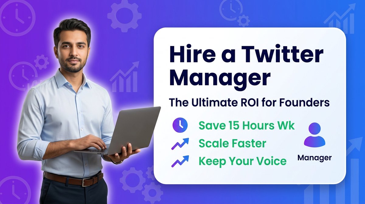 Customboxco's tweet photo. Founders: Are you spending 15 hours a week trying to grow your X (Twitter) account?

#FounderLife #TimeManagement #TwitterGrowth #Outsourcing #SocialMediaManager #BusinessStrategy https://t.co/pRs7zliv3P