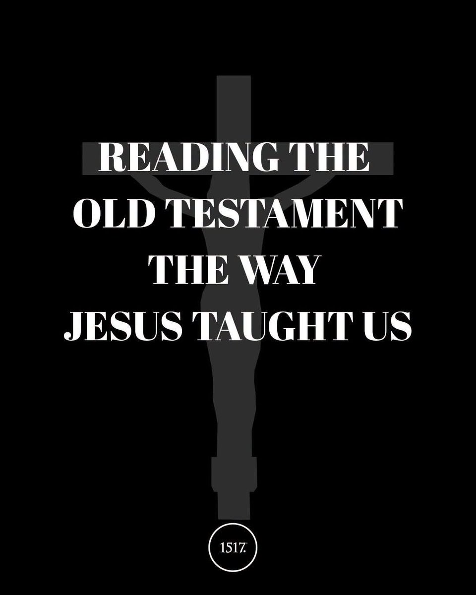 birdchadlouis's tweet photo. Never apologize for reading the Old Testament as a book about Christ. Never back away from that conviction. And never pretend that we're somehow “reading Jesus into” the Old Testament.

To say that is to contradict Jesus and the teaching of his apostles.

Jesus taught that the Scriptures testify about him: “You search the Scriptures because you think that in them you have eternal life; and it is they that bear witness about me” (John 5:39).

After his resurrection, “beginning with Moses and all the Prophets, he interpreted to them in all the Scriptures the things concerning himself” (Luke 24:27). Later that same day he said that “everything written about me in the Law of Moses and the Prophets and the Psalms must be fulfilled” (24:44).

The apostles preached the same message, as we read today in Bible in One Year. Standing before King Agrippa, Paul declared that he was saying “nothing but what the prophets and Moses said would come to pass: that the Christ must suffer and that, by being the first to rise from the dead, he would proclaim light both to our people and to the Gentiles” (Acts 26:22-23).

The Torah, the Prophets, and the Writings each proclaim, in their own distinctive ways, this central message of Scripture. Some books do so more explicitly than others, but all bear witness to God's saving work in the Messiah who suffers, dies, rises again, and brings salvation to the world.

So whether you’re reading Genesis or Proverbs, Hosea or the Psalms, let your primary question always be: How is God using this narrative, this psalm, this proverb, or this prophecy to teach me about the salvation in Jesus the Messiah?

That is not imposing Christ upon the Old Testament.

That is reading the Old Testament the way Jesus taught us to read it.
_______
For more on this topic, see my book, The Christ Key: Unlocking the Centrality of Christ in the Old Testament, https://t.co/nRKKmRmDWX